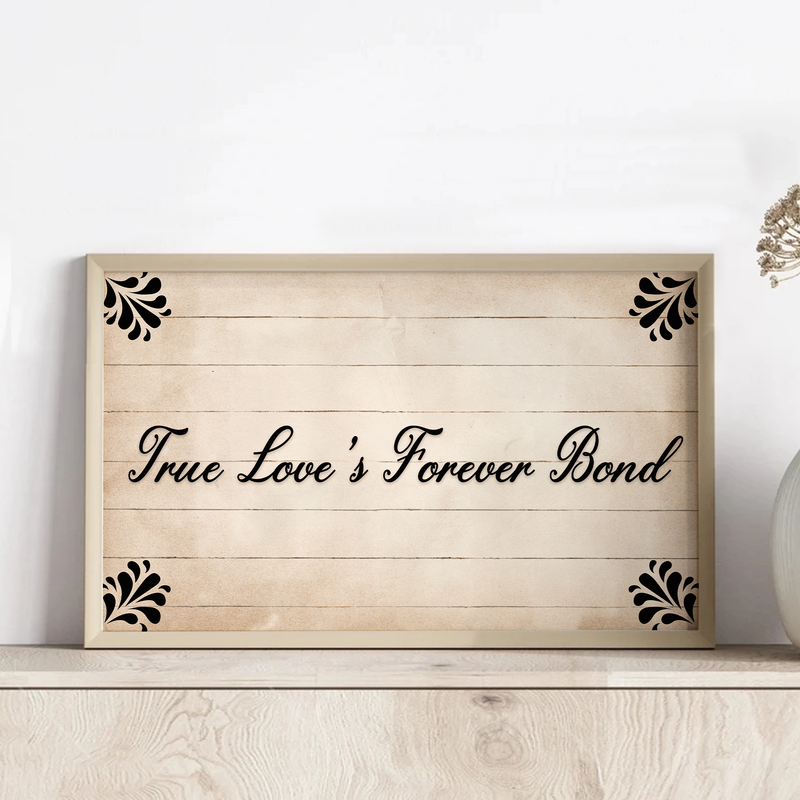personalized love quote home decor