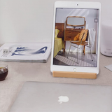 Stay connected in style with our Personalized Wood Tablet Holder.
