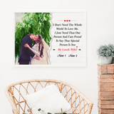 Framed Wall Art: Meaningful Quotes for Love Couples