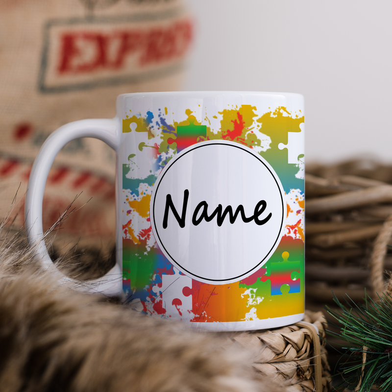 Unwind with a cup of your favorite brew in our custom ceramic coffee mug