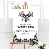 Sophisticated wedding wall decorations