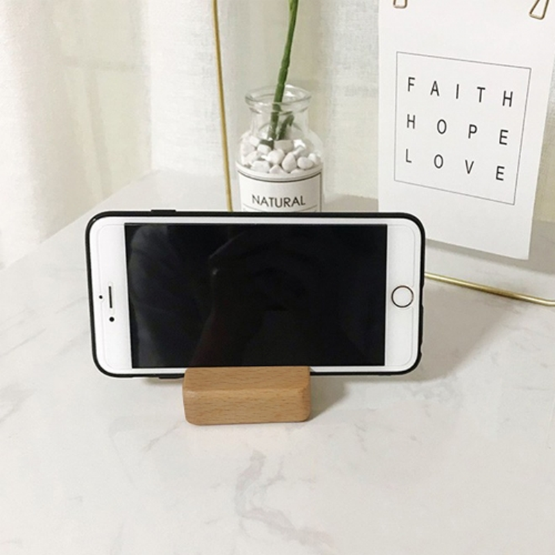 Stay connected in style with our Personalized Wood Phone Holder.