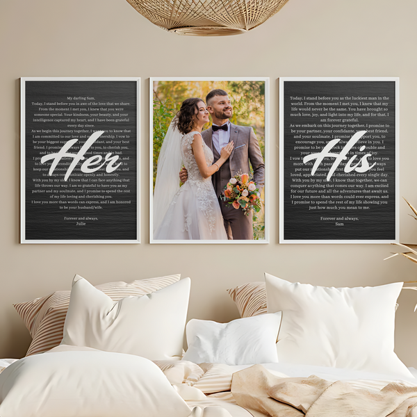 Explore Vow Canvas Print Set of 3 Canvases at Fashion Behold
