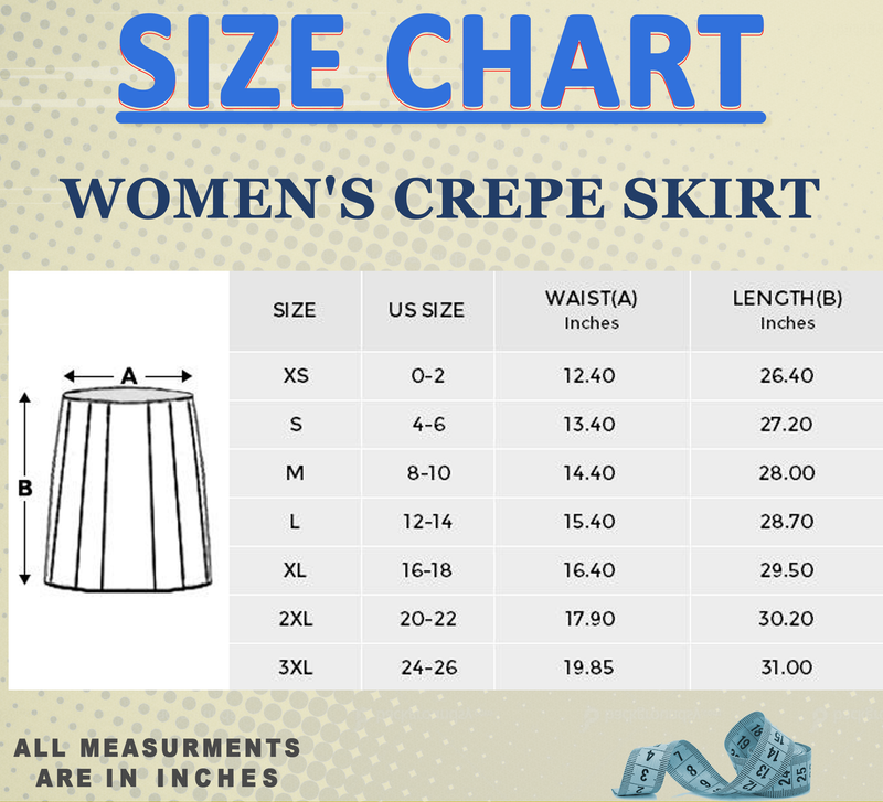 Women's Crepe Skirt