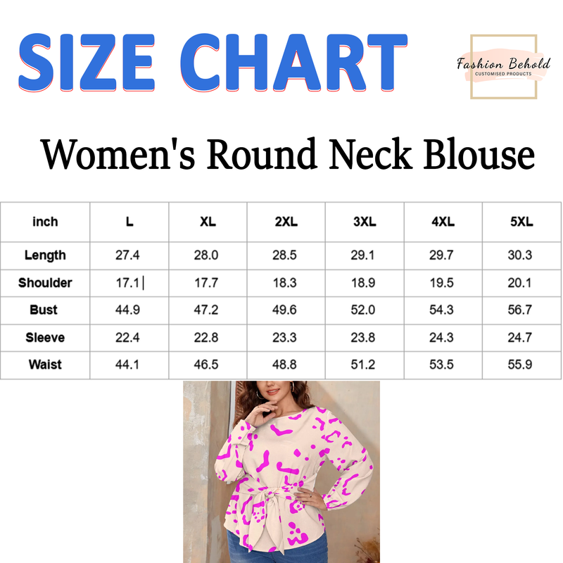 Women Round Neck Blouse 