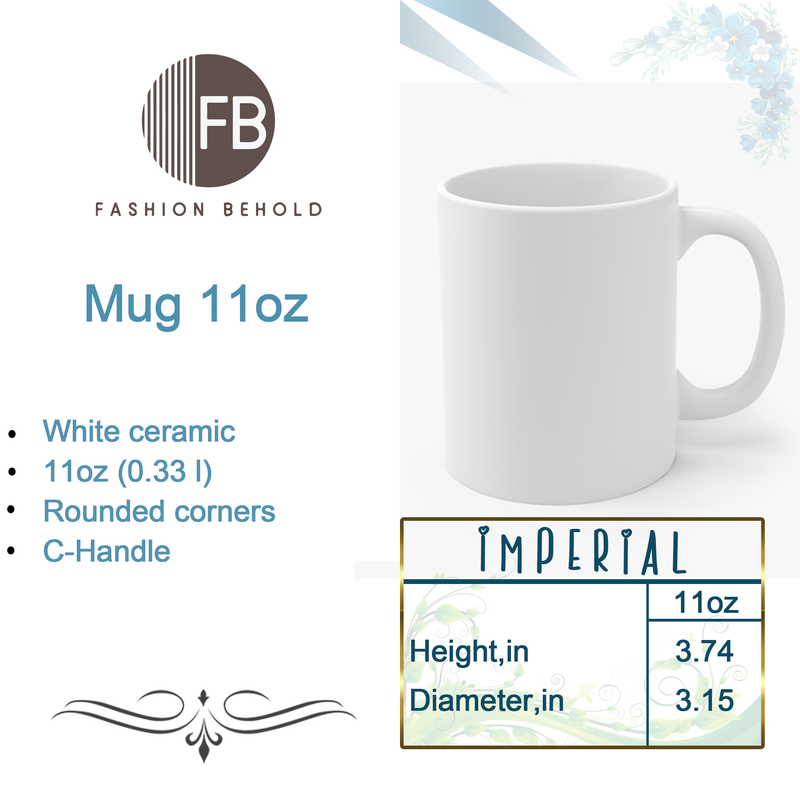 Elegant white coffee mug with custom quote - a stylish choice