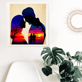 Explore Sunset Swing Canvas Print - A Romantic Wall Art