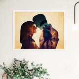 custom silhouette canvas prints online