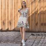 Floral Skater Dress | Sleeveless Skater Dress | Fashion Behold